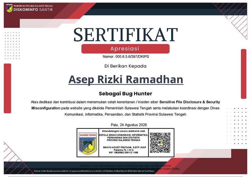 CSIRT Sulawesi Tengah